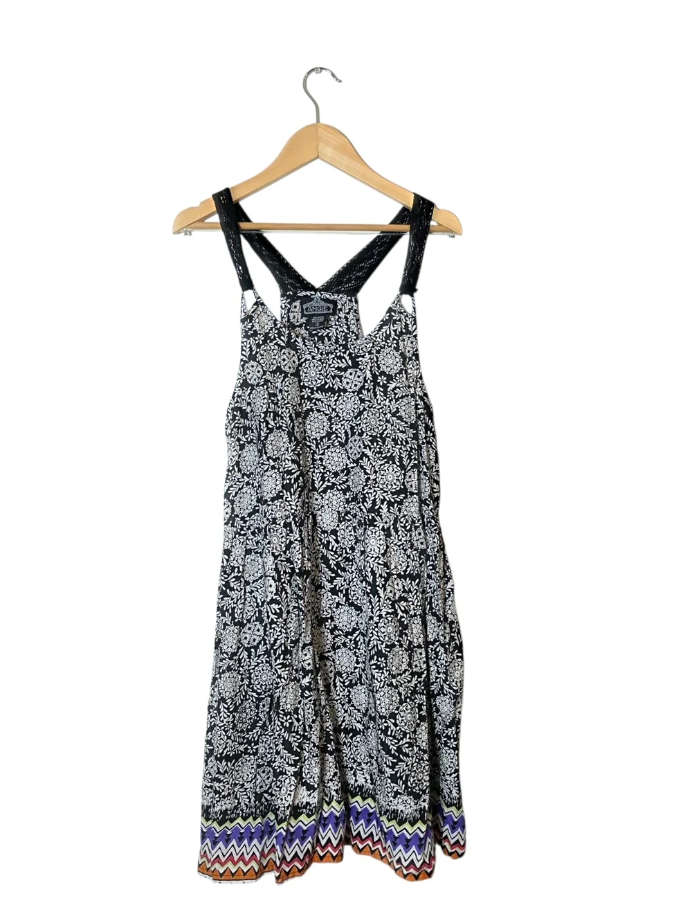 Angie Boho Dress S Tropical Medallion Mandala Cheveron Vacation Beach Cruise